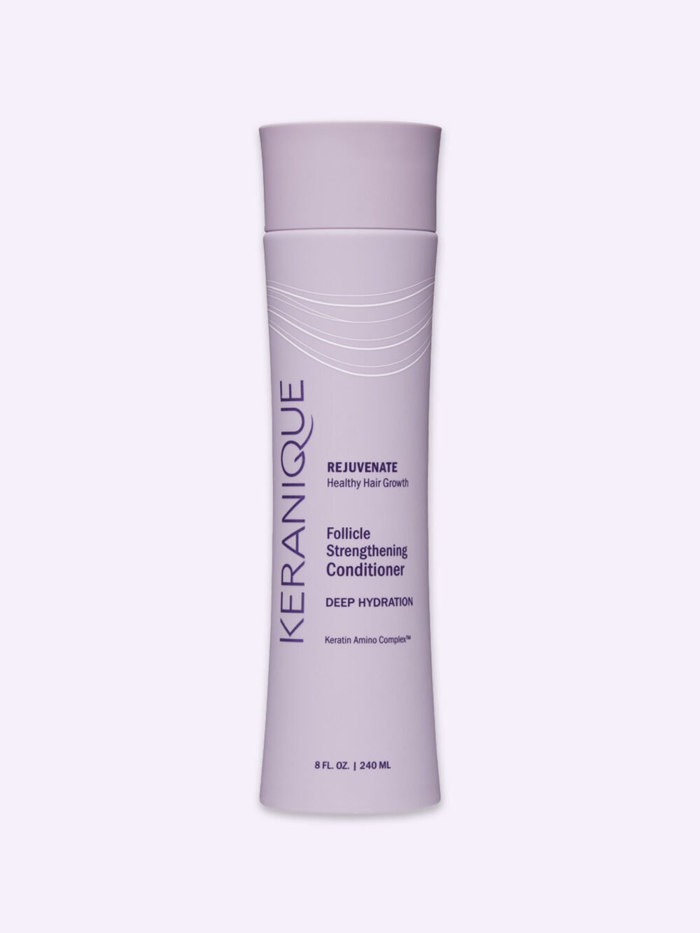 Keranique Keratin Conditioner Deep Hydration for Hair Growth and Thinning Hair, Volumizing, 8 Ounce